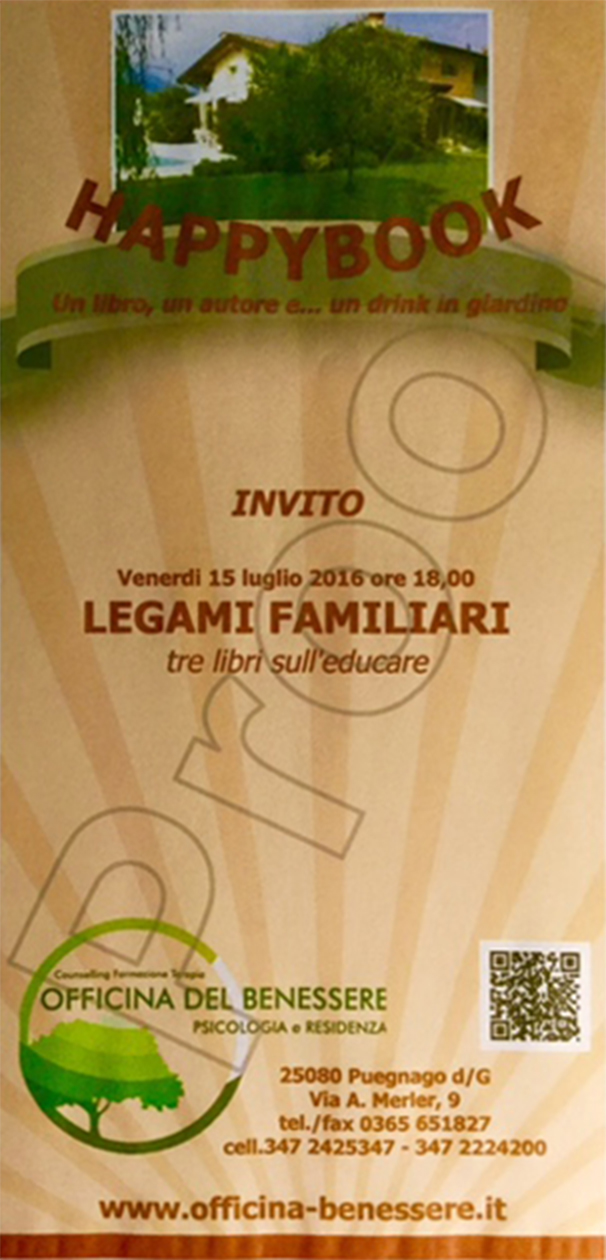 Depliant cover